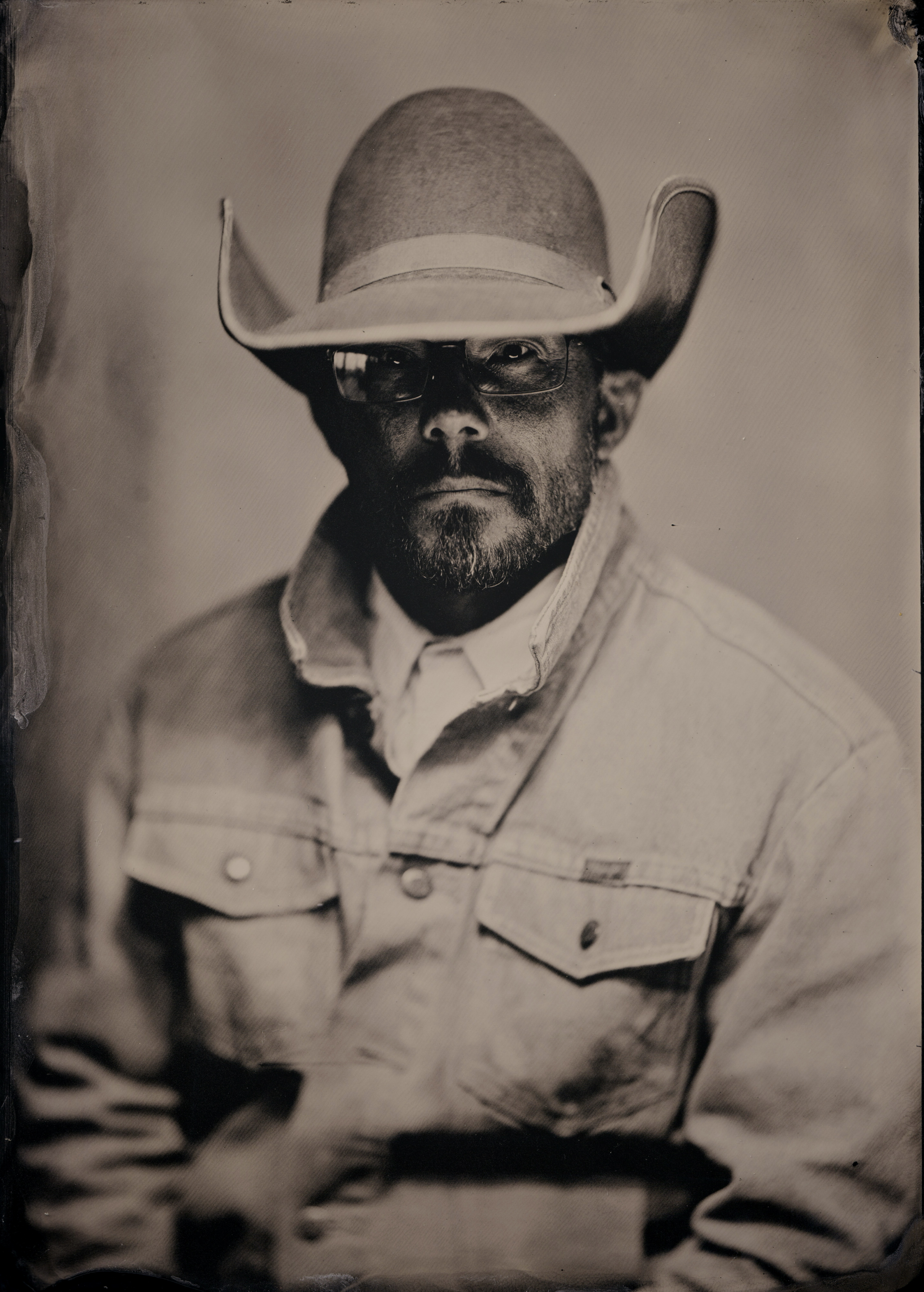 Wet plate portrait