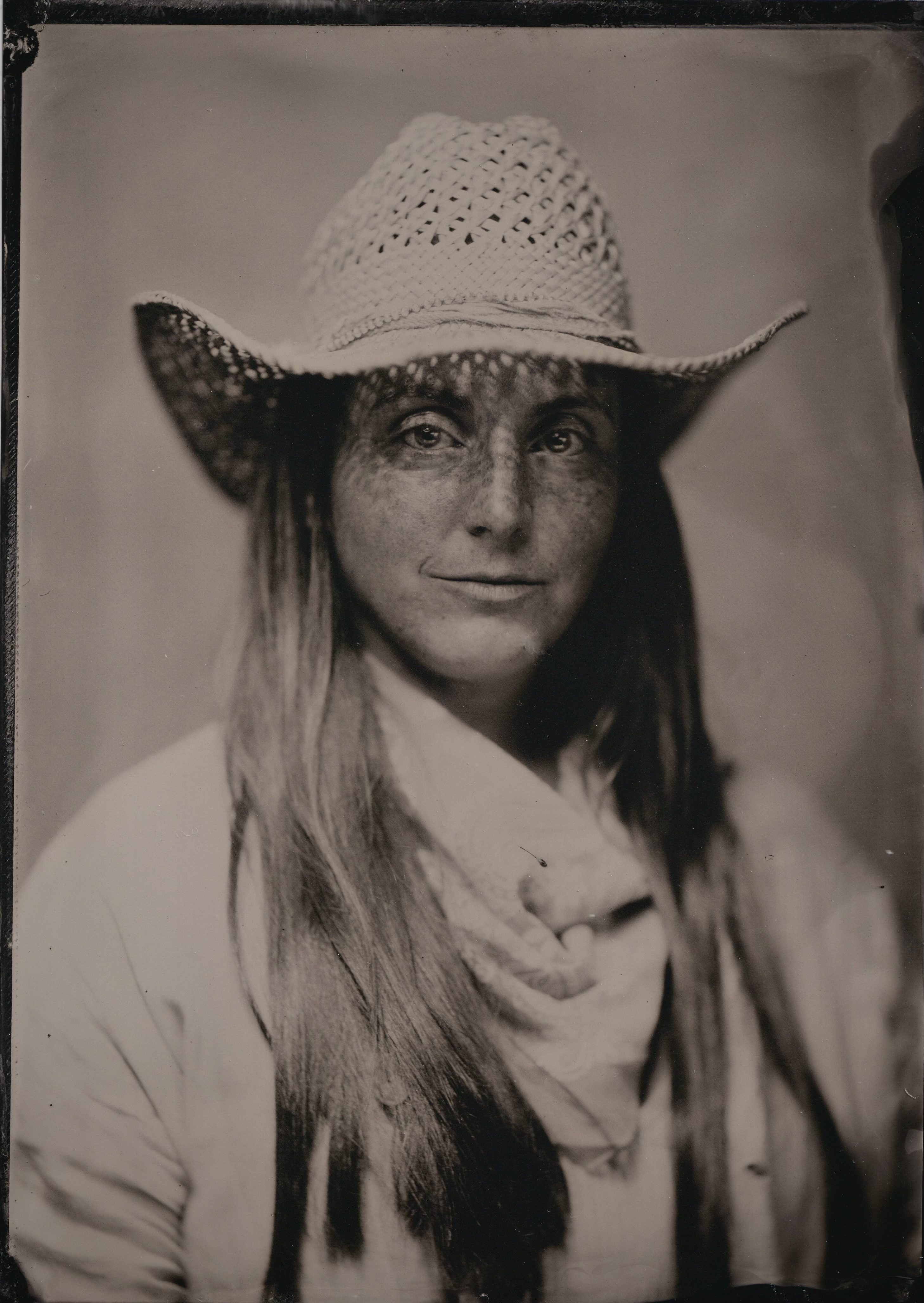 Wet plate portrait