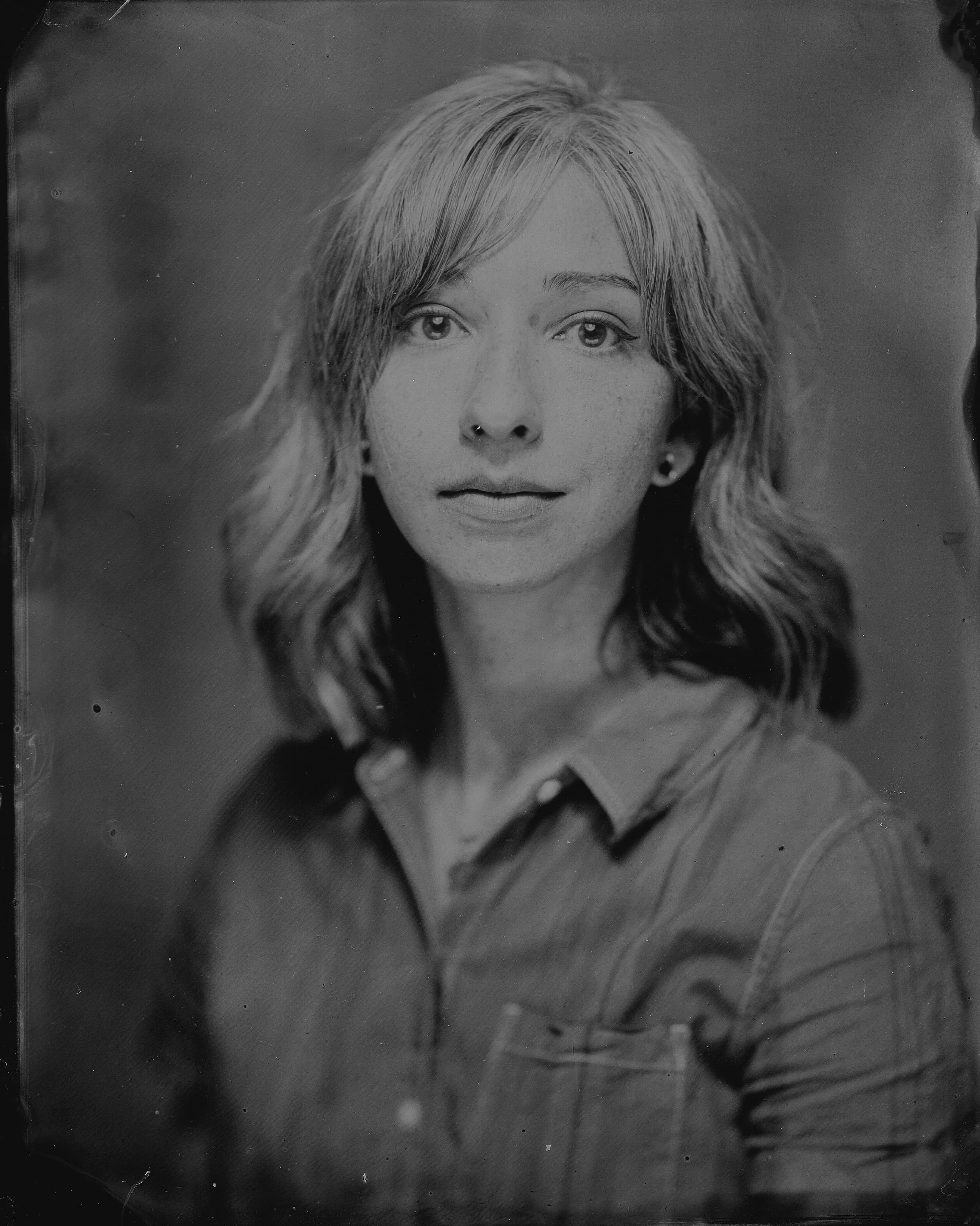Wet plate portrait