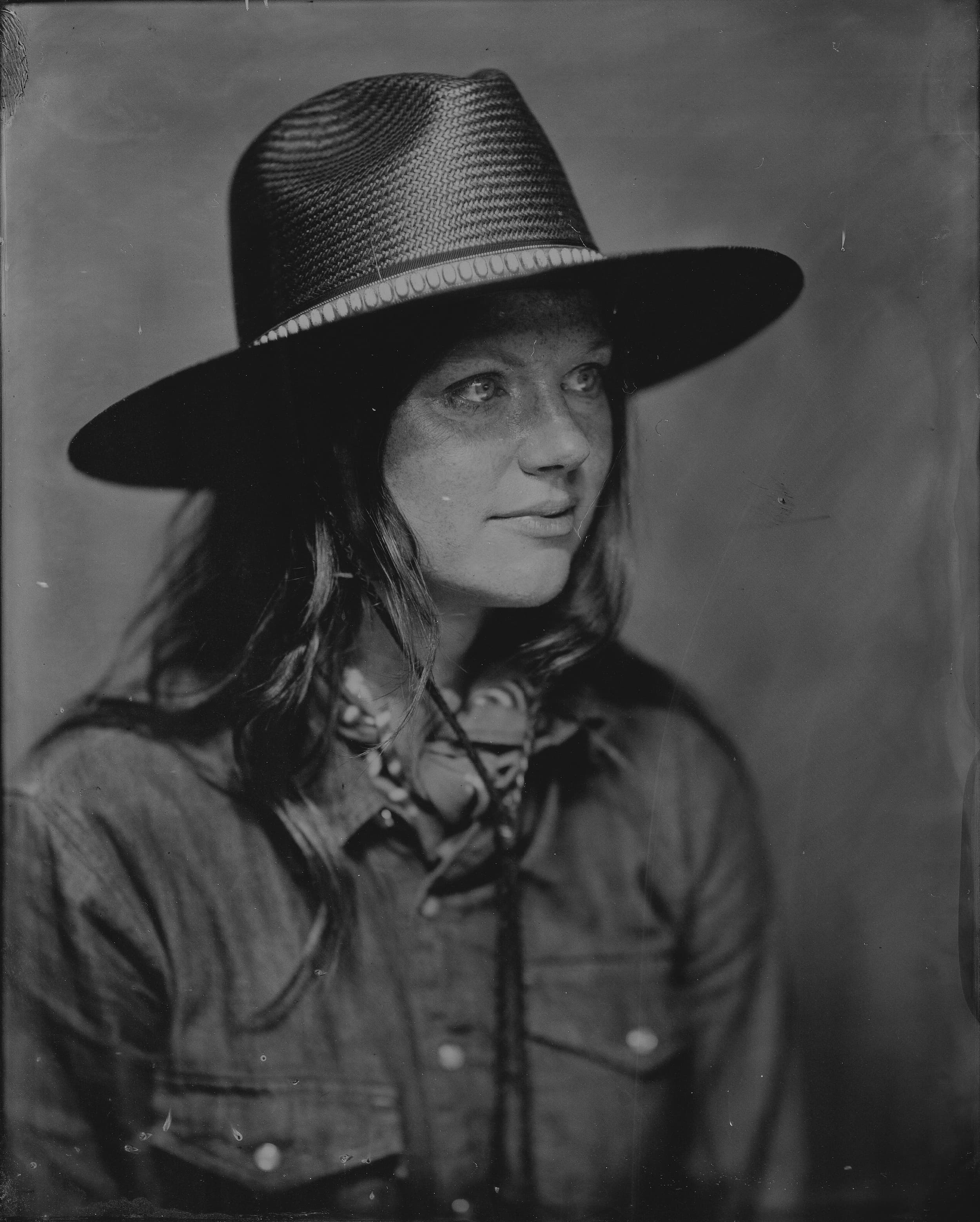 Wet plate portrait